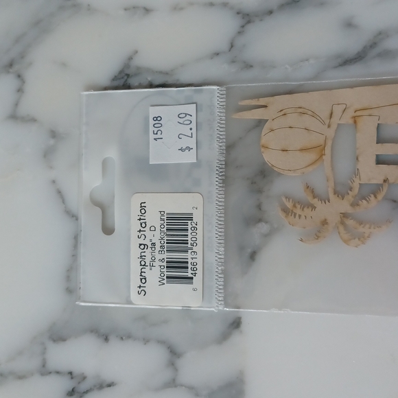 Florida Beach 2D sticker beachball, surf board, palm trees, sun, beach umbrellas - Picture 10 of 13